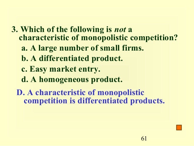 the example of monopolistic competition Definition of monopolisitic competition diagrams in short-run and long-run examples and limitations of theory monopolistic competition is a. the example of monopolistic competition Definition of monopolisitic competition diagrams in short-run and long-run examples and limitations of theory monopolistic competition is a.