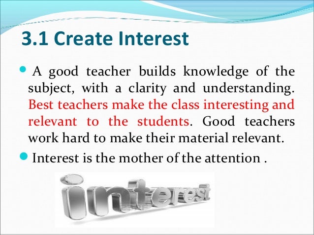 what makes a teacher a good teacher