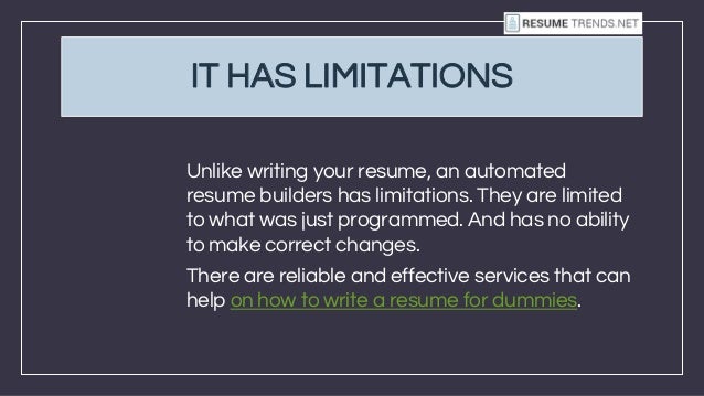 Automated Resume Builder 11.