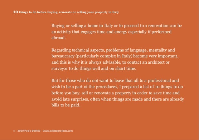 a report technical buying