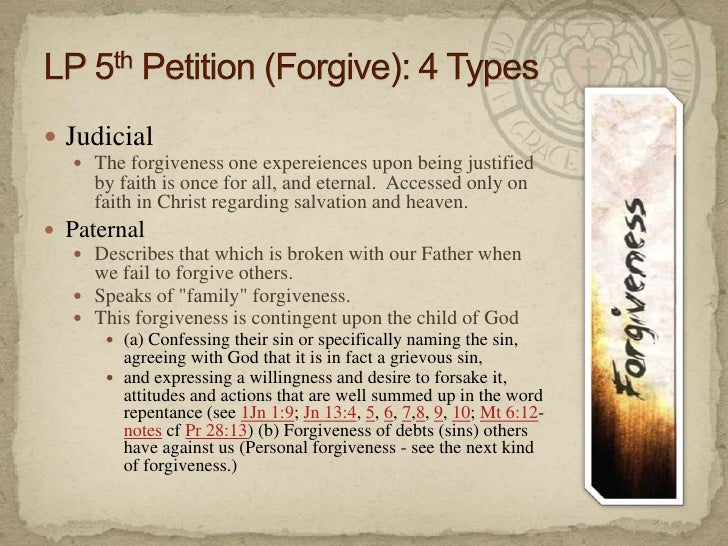 11.09.30 the lord's prayer 5th petitionand us our trespasses…