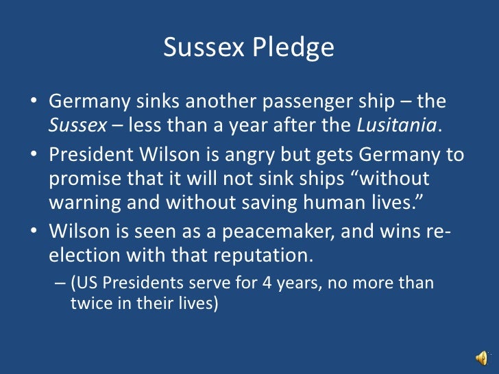 In the sussex pledge germany promised pic 960