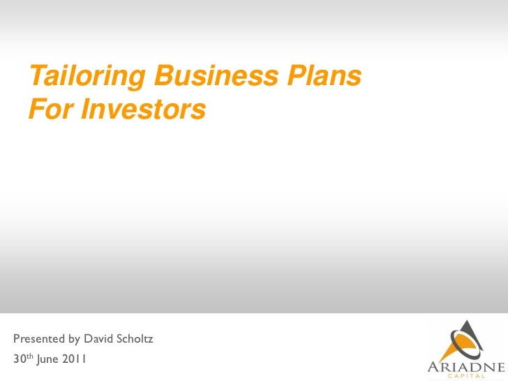 Small business plan template pdf