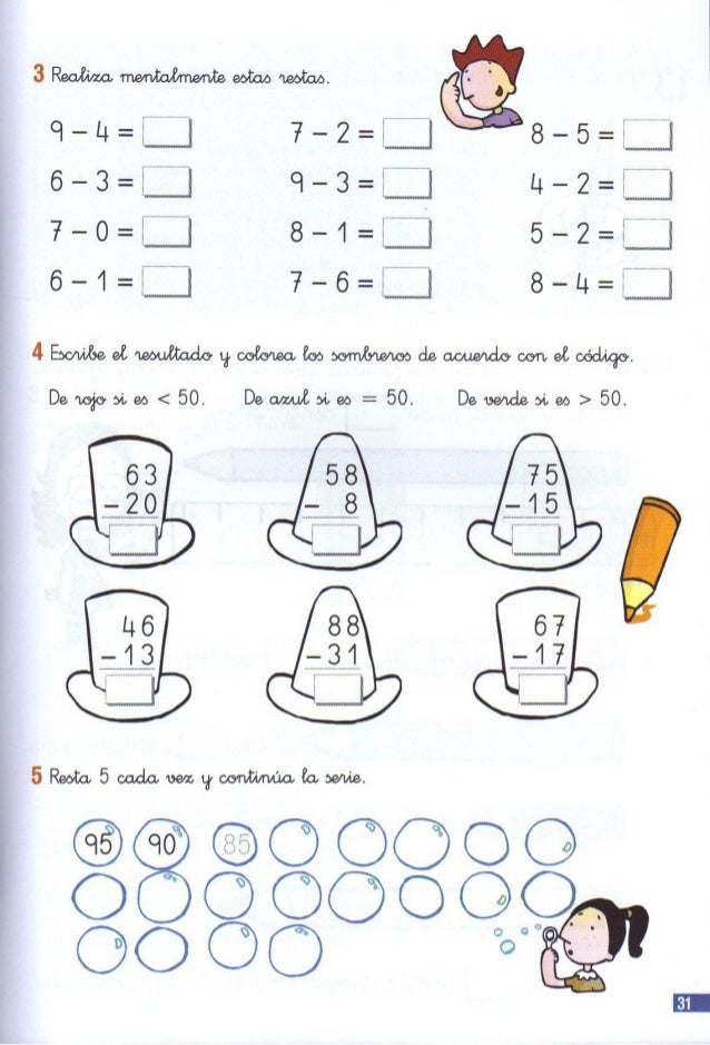 110 problemas de matematicas pdf primer grado