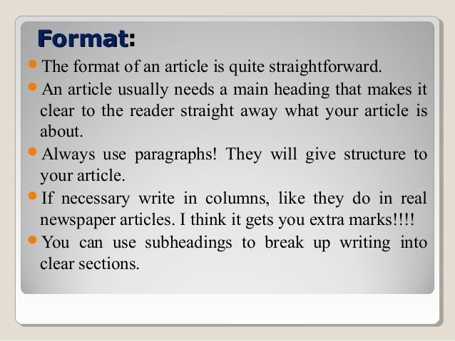 Article writing company