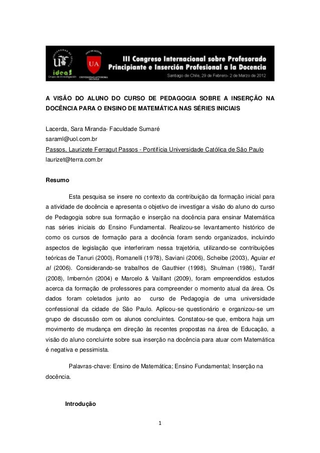 Objetivo do curso de pedagogia