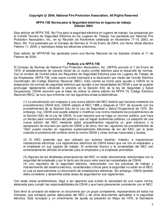 nfpa70 e en español