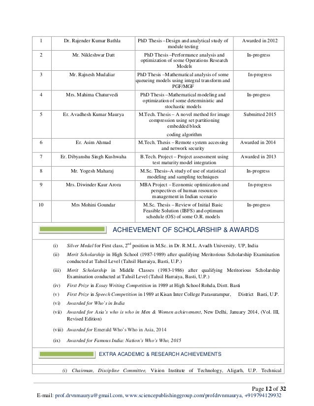 Phd thesis in industrial engineering and management