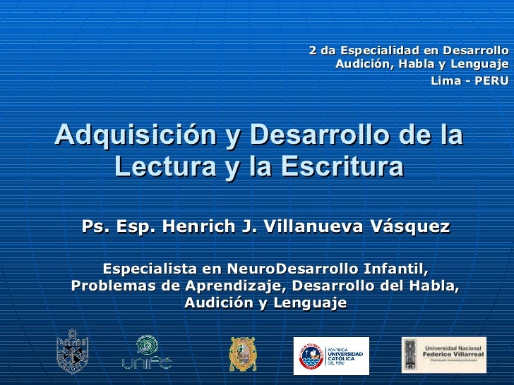DE LECTURA DESARROLLO DE de lectura desarrollo de: