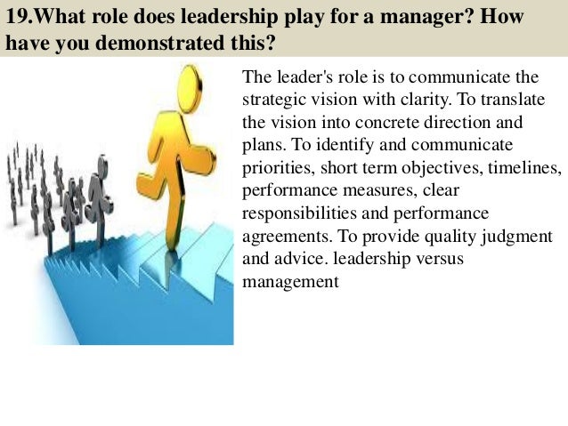 Why do you want to be a leader essay