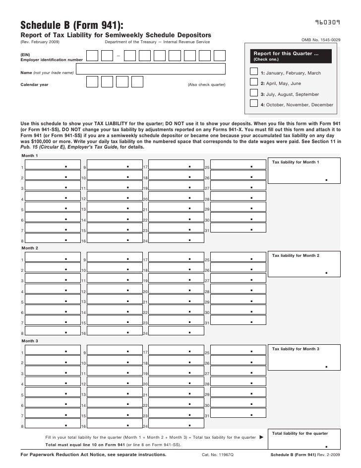 Form 941 Employer s Quarterly Federal Tax Return Form 941 Employer Form 941 Employer s Quarterly Federal Tax Return Form 941 Employer