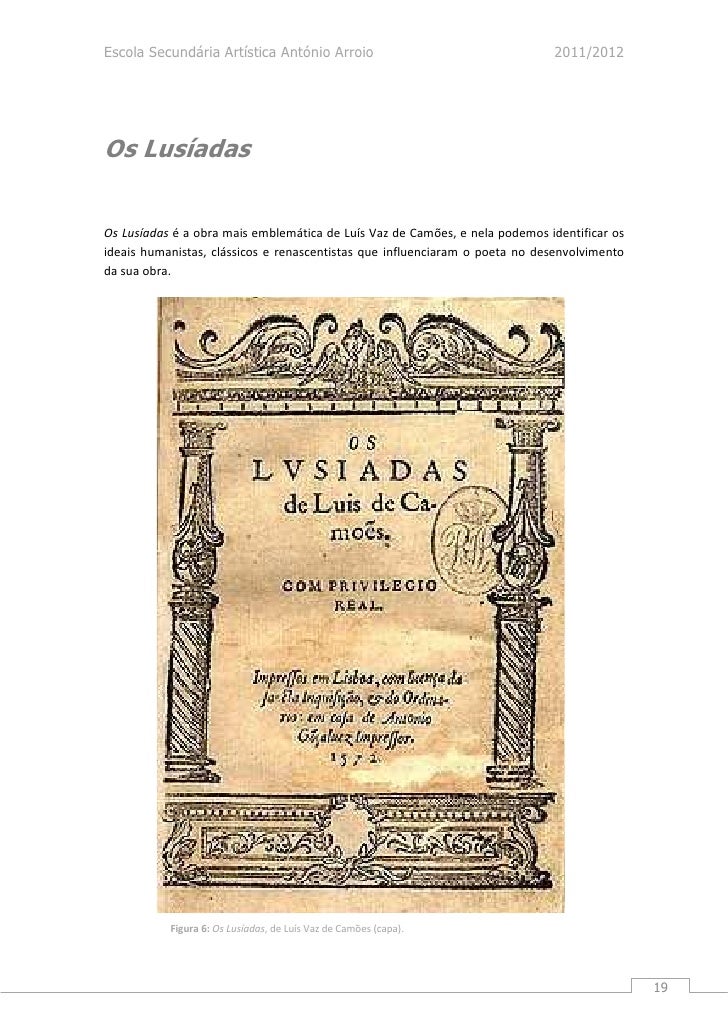 Luis de Camoes renascimento Luis de Camoes renascimento