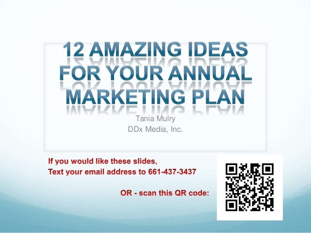 Marketing and sales strategy business plan sample