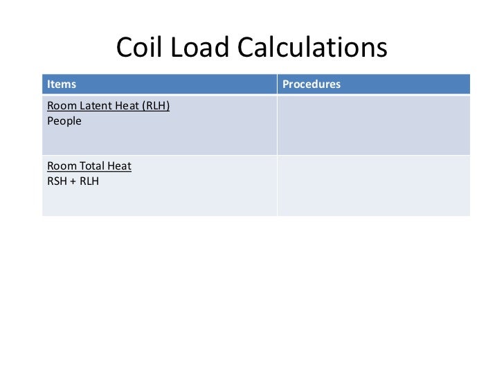 12 Cooling Load Calculations