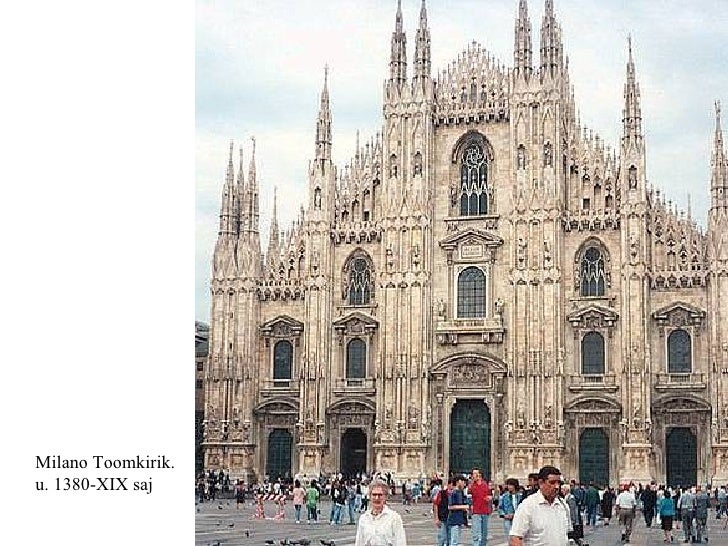 Milano Toomkirik.  u. 1380-XIX saj 