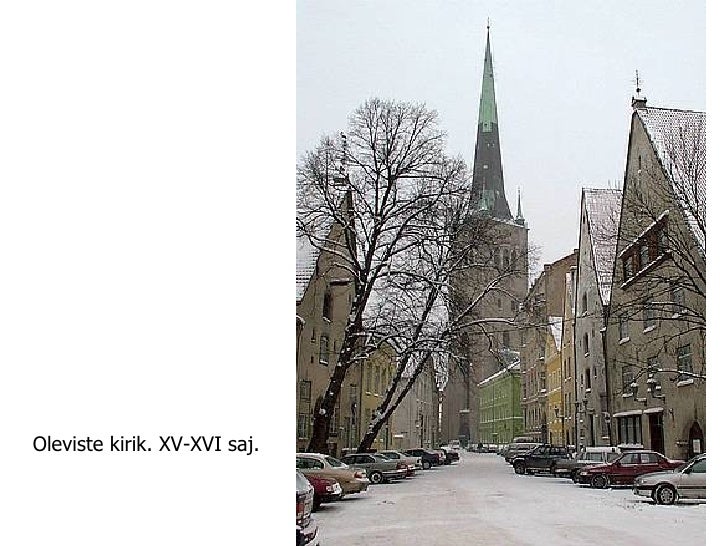 Oleviste kirik. XV-XVI saj.