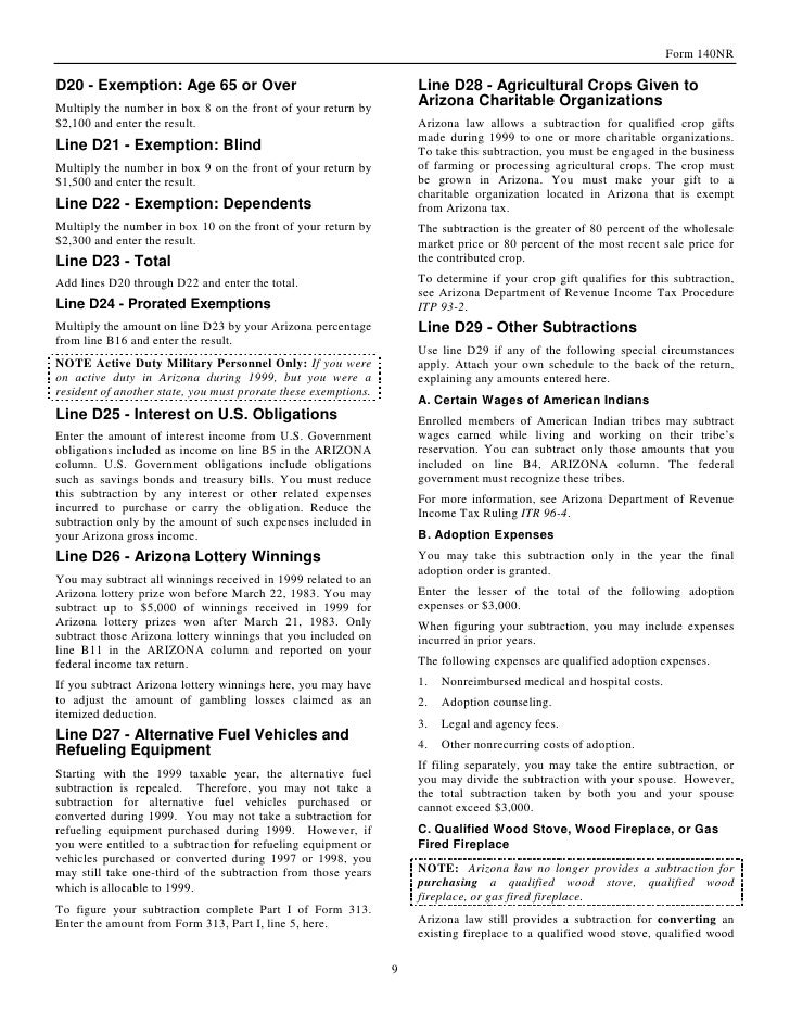 arizona form 140ez