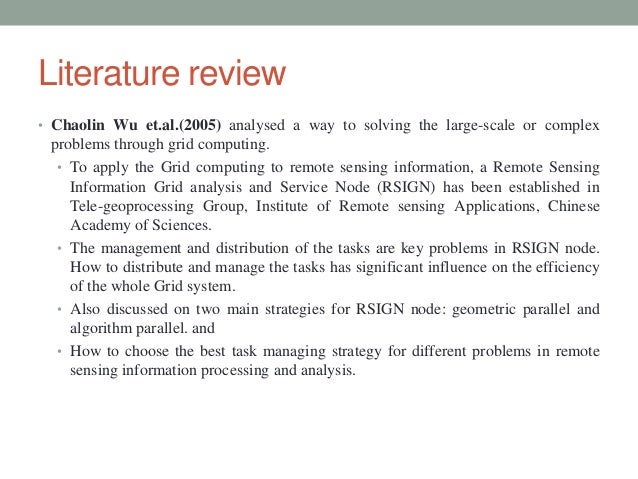 A Systematic Literature Review