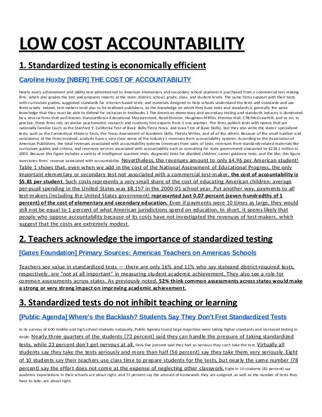 problems with standardized testing essay problems with standardized testing essay