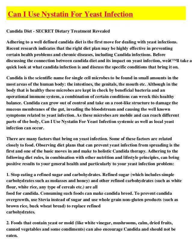 Male Yeast Infection