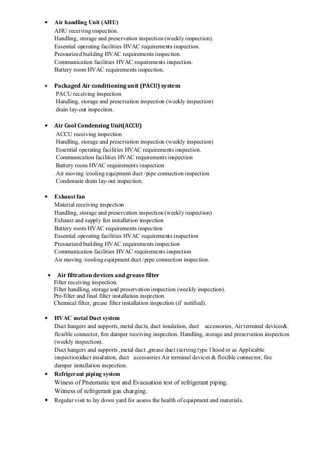 resume sample for quality control inspector