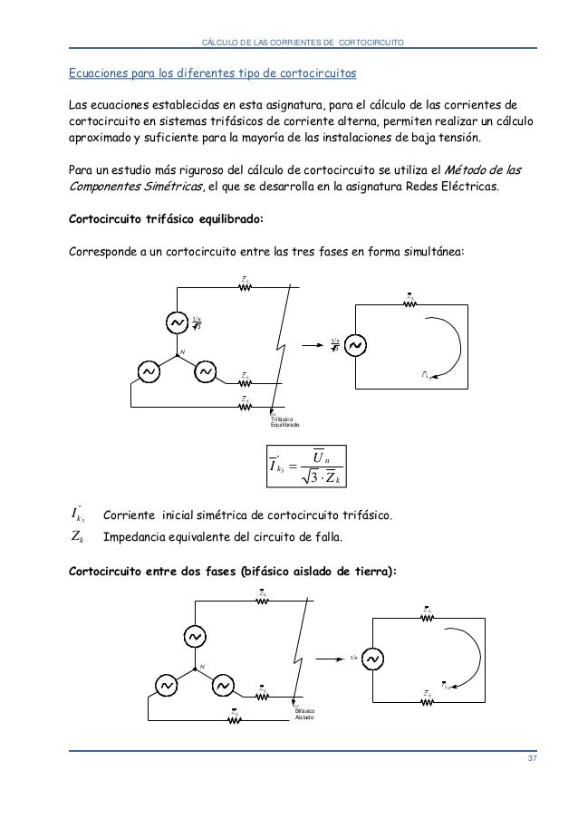 Calculo De Corriente De Cortocircuito | 13924257 calculo de las corrientes de cortocircuito Calculo De Corriente De Cortocircuito | 13924257 calculo de las corrientes de cortocircuito