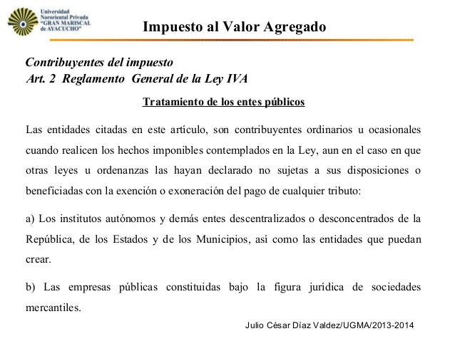 14. unidad iv. tema 14.- el impuesto al valor agregado