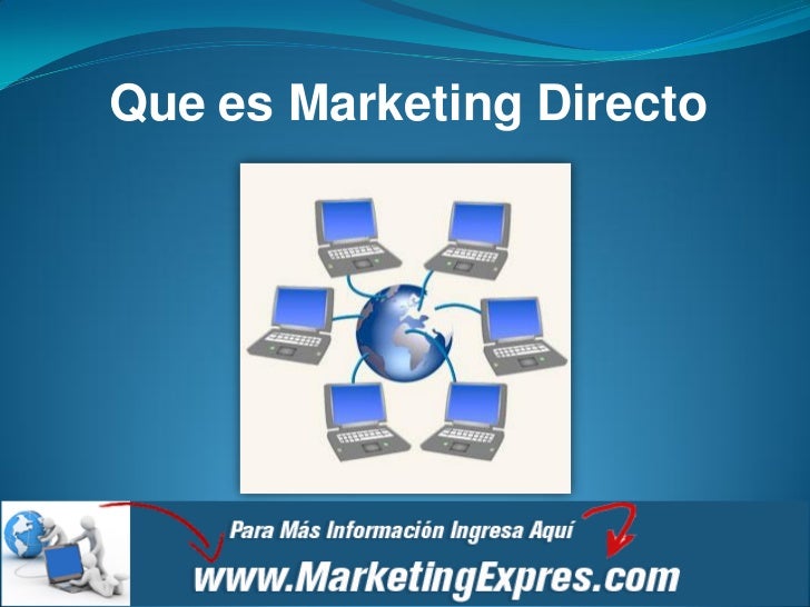 DEFINICION MERCADEO DIRECTO definicion mercadeo directo:
