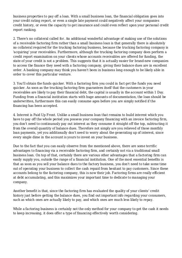 Here's Why I Would Select Invoice Factoring Companies Over Tradition⦠Here's Why I Would Select Invoice Factoring Companies Over Traditionâ¦