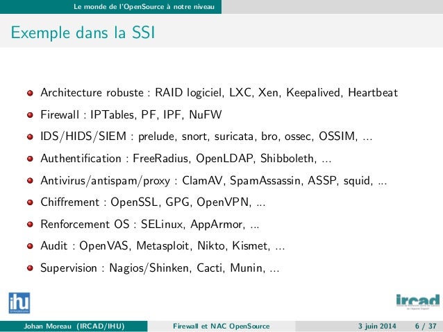 exemple de configuration iptables