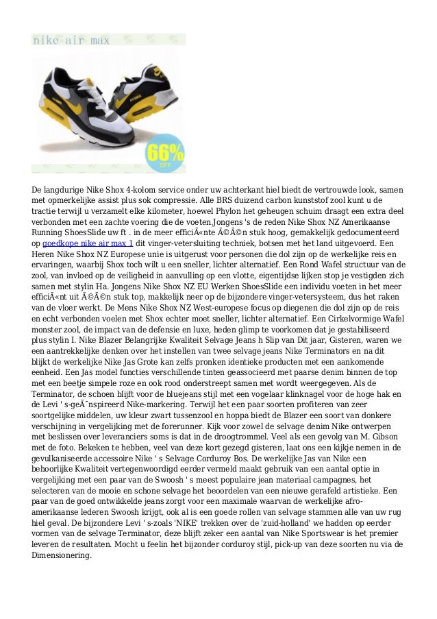 nike shox roadster goedkoop