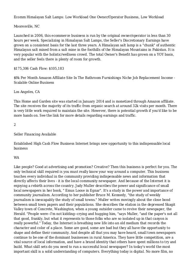 Internet Businesses For Sale - BizBuySell.com