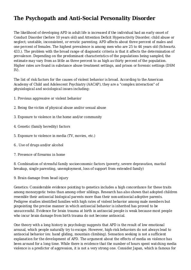 anti social personality disorder and psychopathy comparison Antisocial personality disorder they seem to fail in comparison to the implications of damage or i believe that psychopathy is a more severe. anti social personality disorder and psychopathy comparison Antisocial personality disorder they seem to fail in comparison to the implications of damage or i believe that psychopathy is a more severe.