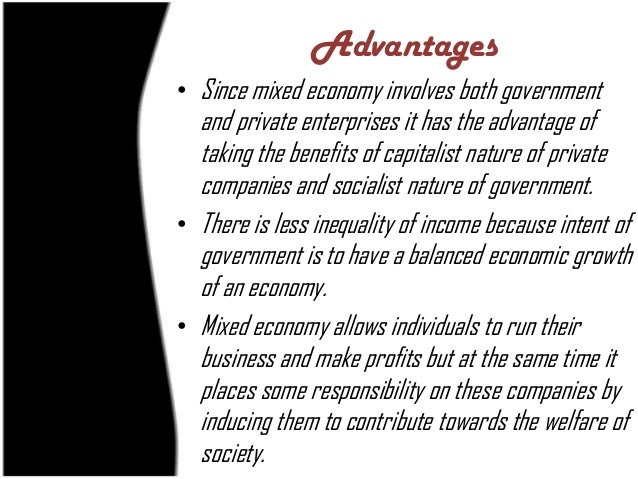 Market Economy Advantages Essay