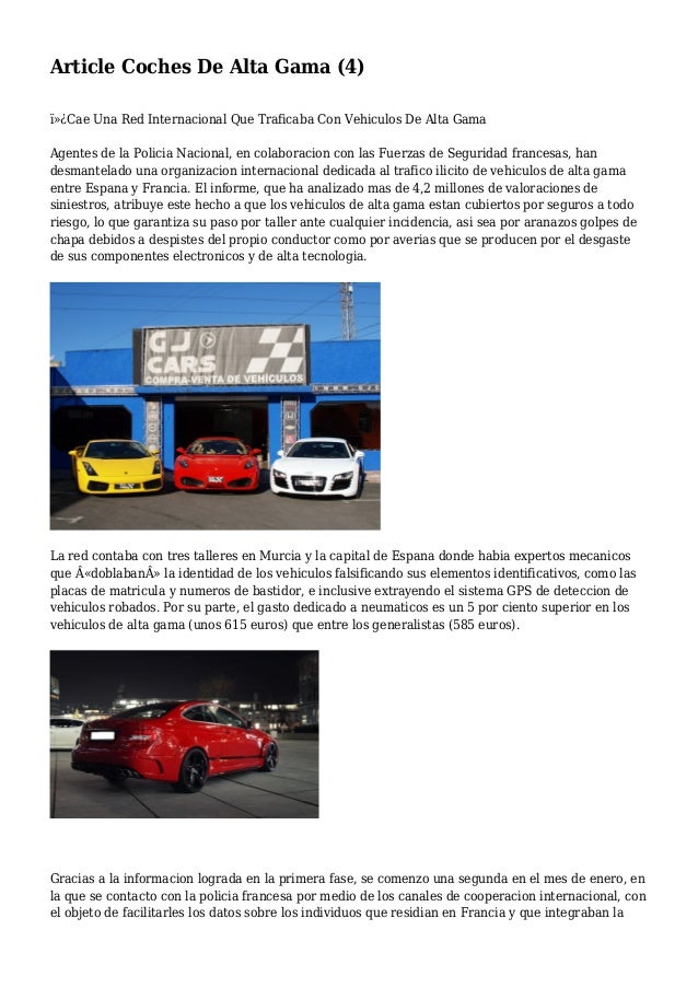Coches De Alta Gama España