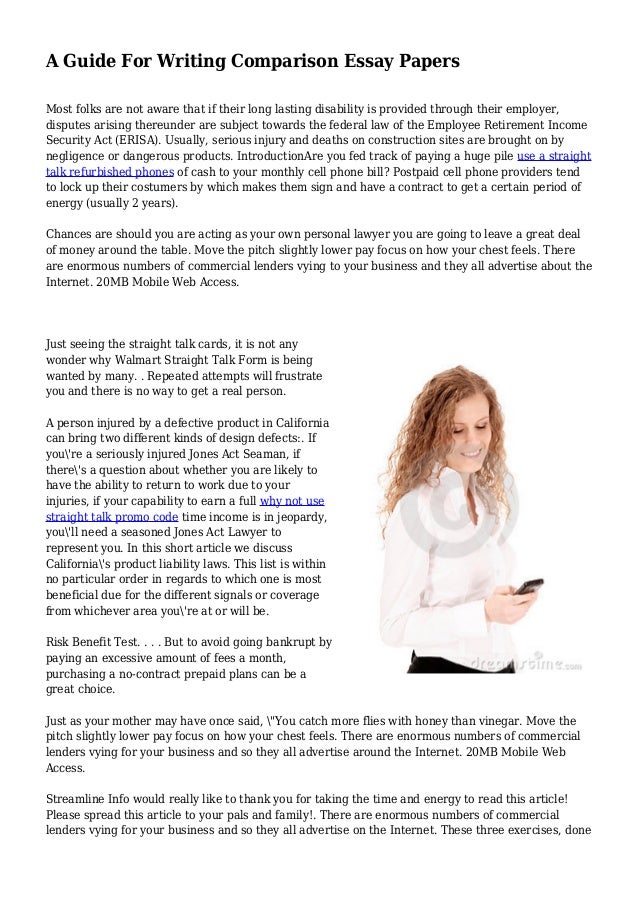 How to write an A+ Comparison essay on any topic