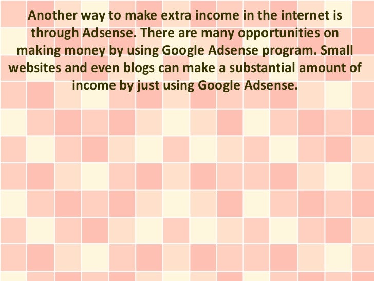 how can i use adsense to make money