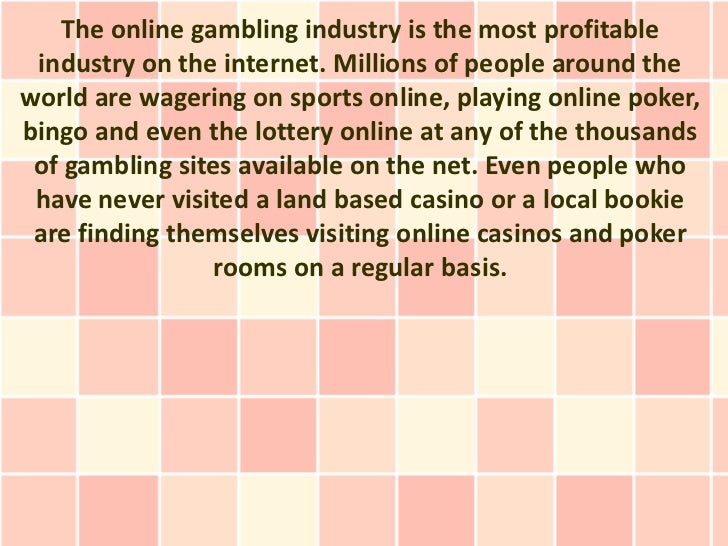 Reasons why online gambling is bad