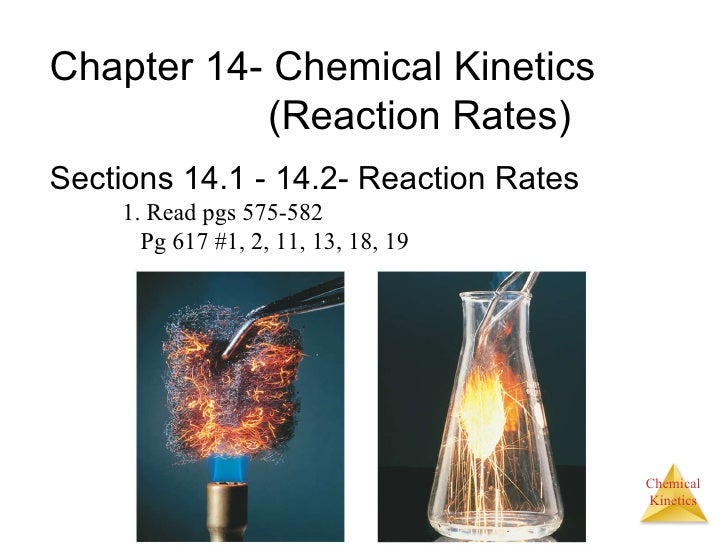 Chapter 14 Lecture Chemical