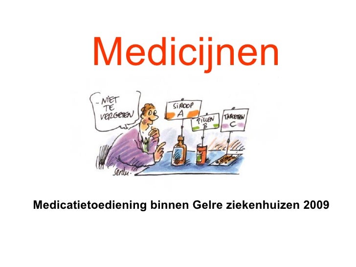 Medicijnen delen
