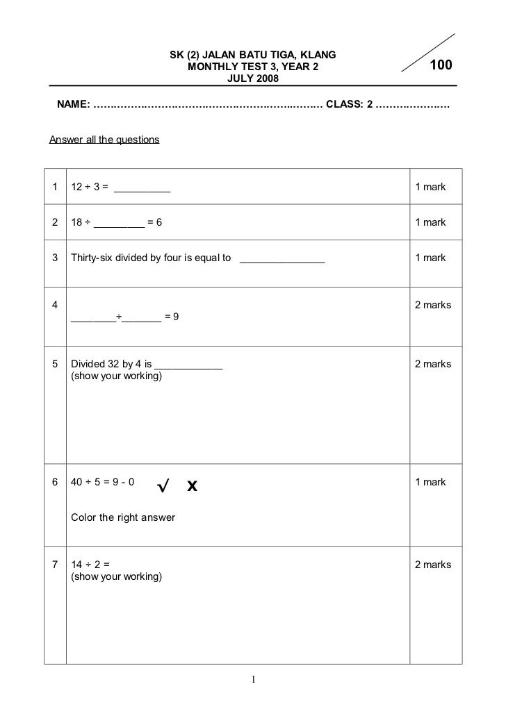 soalan latihan matematik tahun 1 isipadu upload share soalan latihan