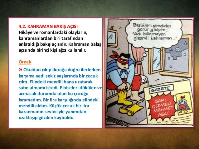 16 paragrafın anlatım yönü-anlatım özellikleri