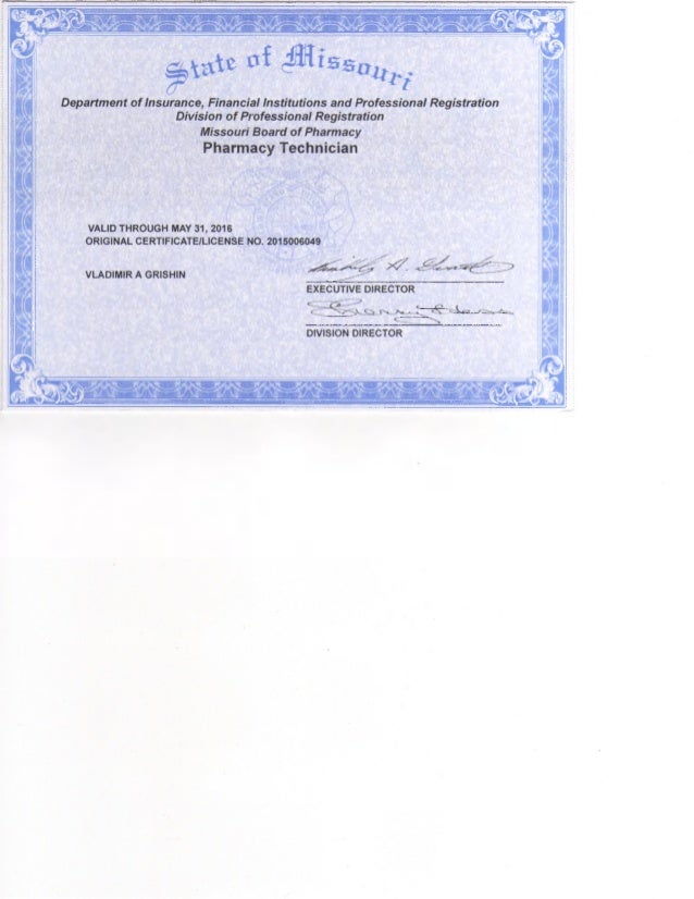Grishin_Pharmacy_Technician_License