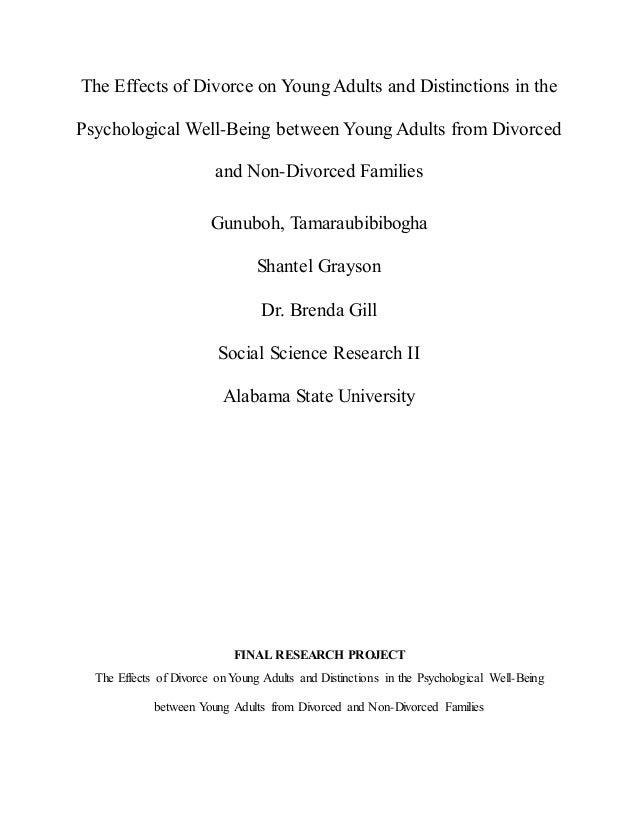 Understand divorce and its effects on young adults Divorce and its effects on young adults thanks confirm