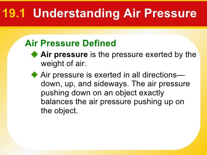 Air Pressure