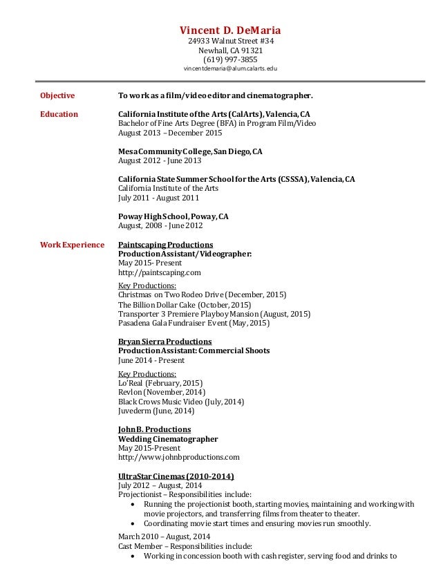 film editor resume barca fontanacountryinn com resume for video editor
