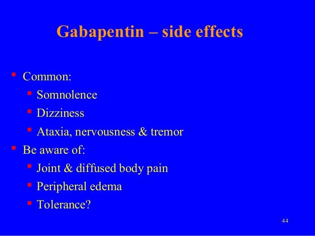 gabapentin side effects with copd