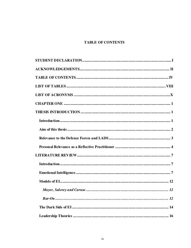 How to Write Chapter 1 of a Thesis - Scribd