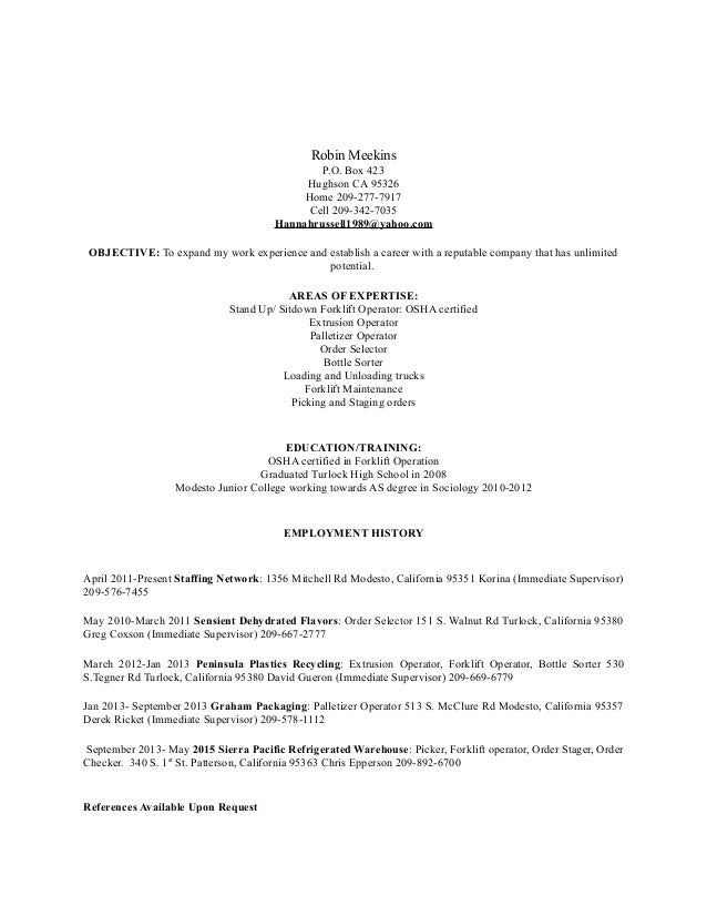 order selector resume