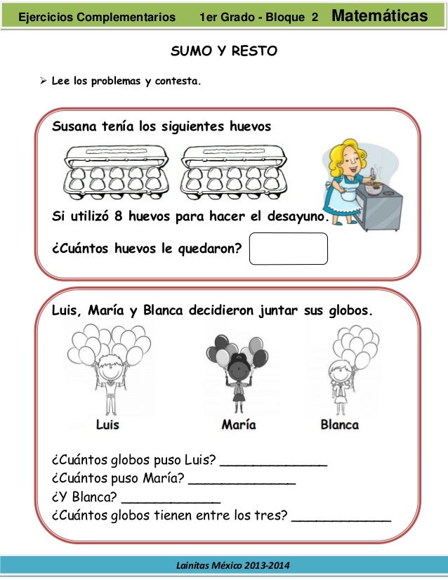 1er grado bloque 2 ejercicios complementarios